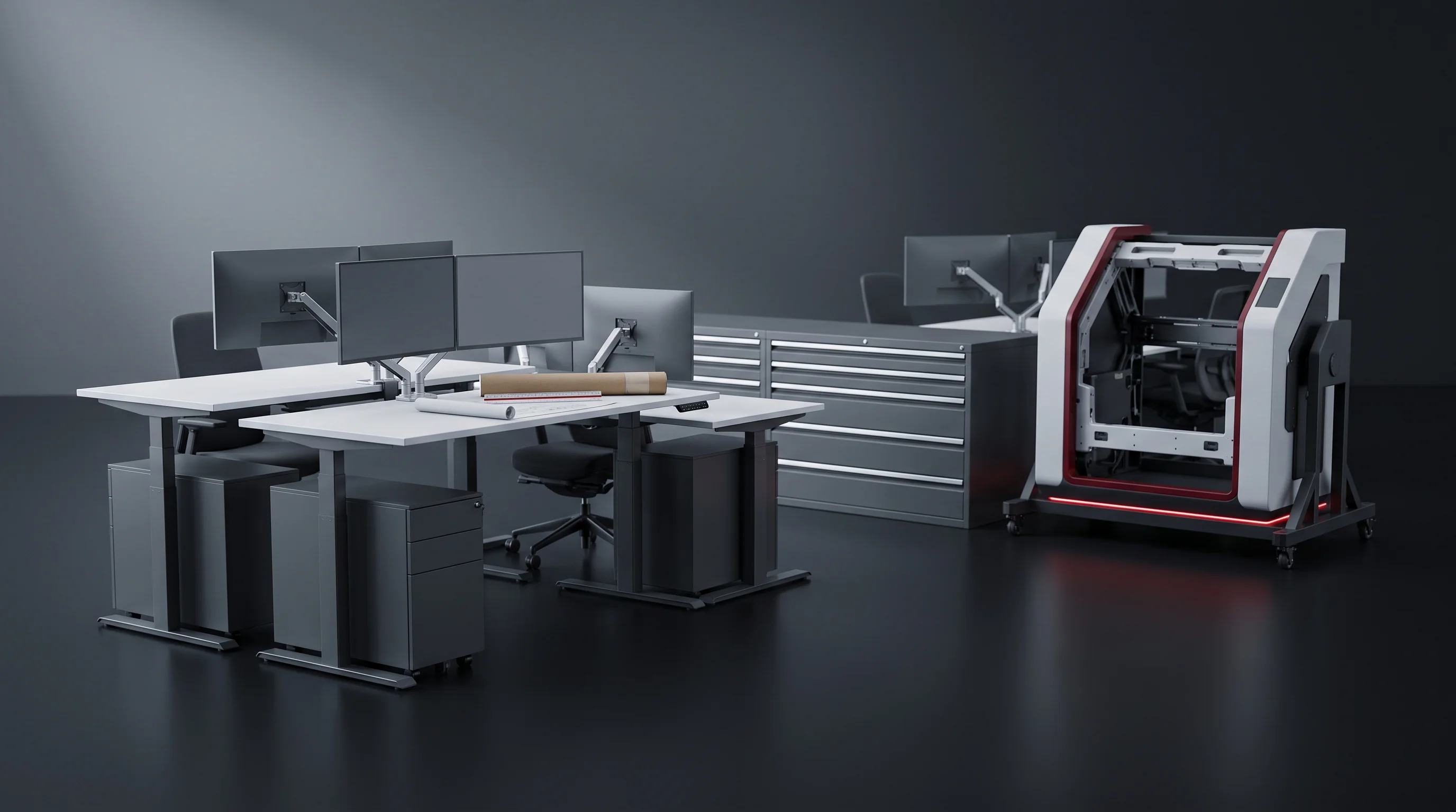 Engineering floor where sorting criteria documents are written and reviewed before a line ships