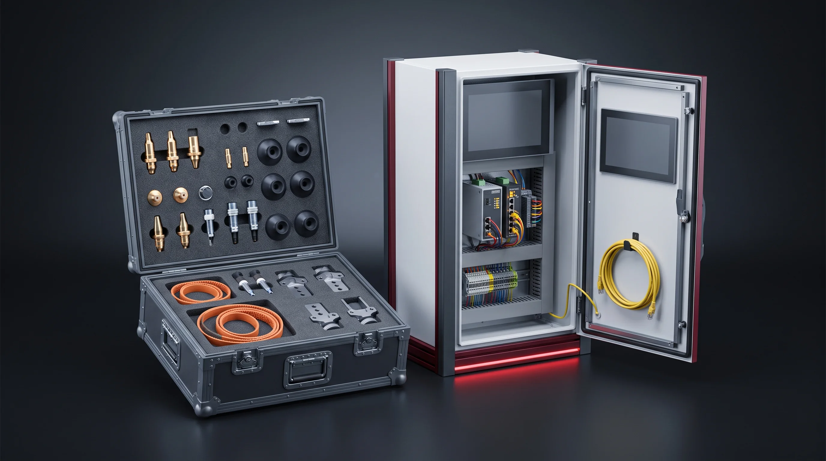 Remote diagnostics and spares desk from which a video acceptance is run on the same criteria table