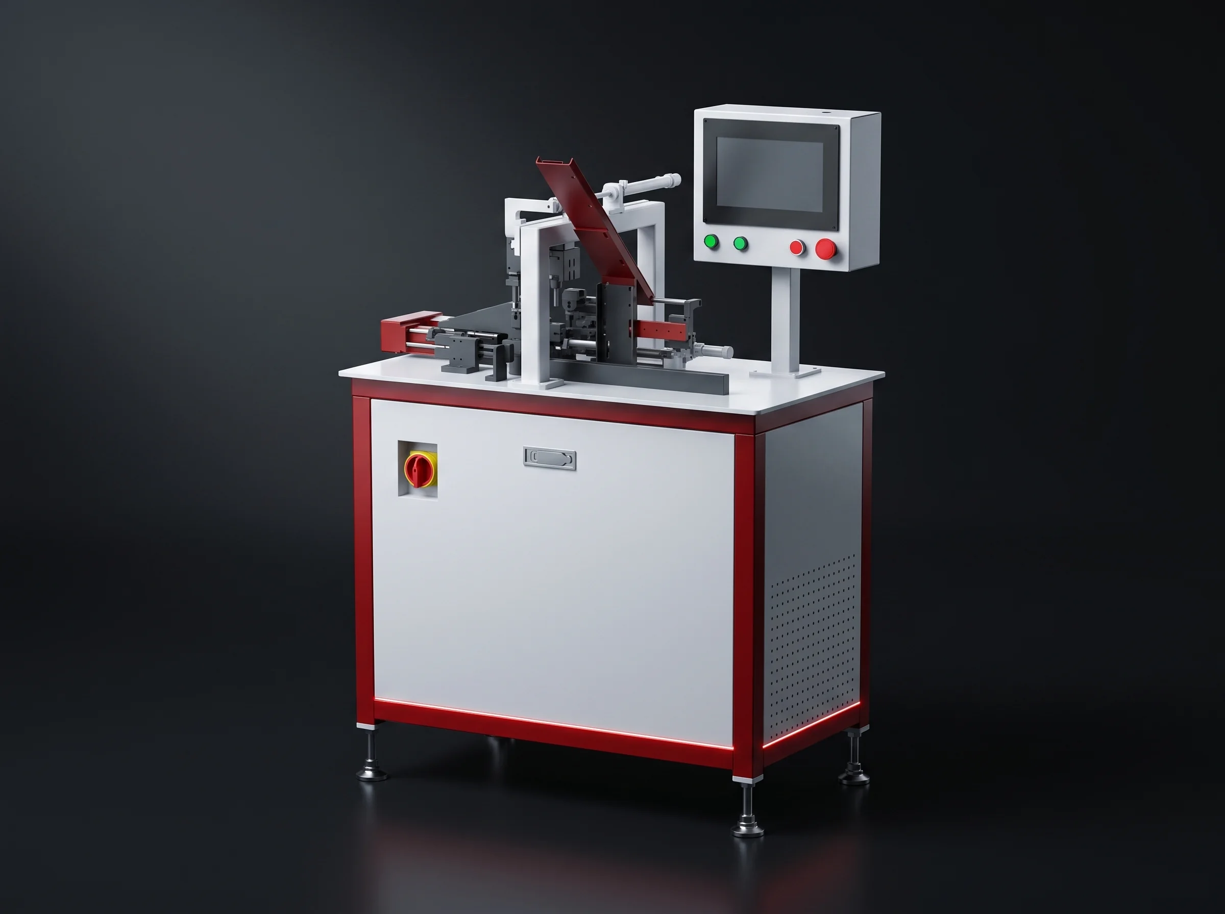 Sealing machine on the consumer lithium pack branch line