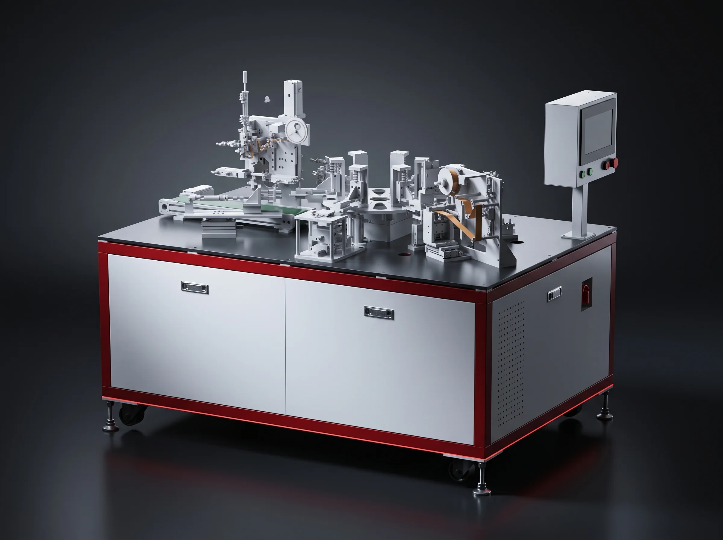 Taping machine for cylindrical and consumer cell packs