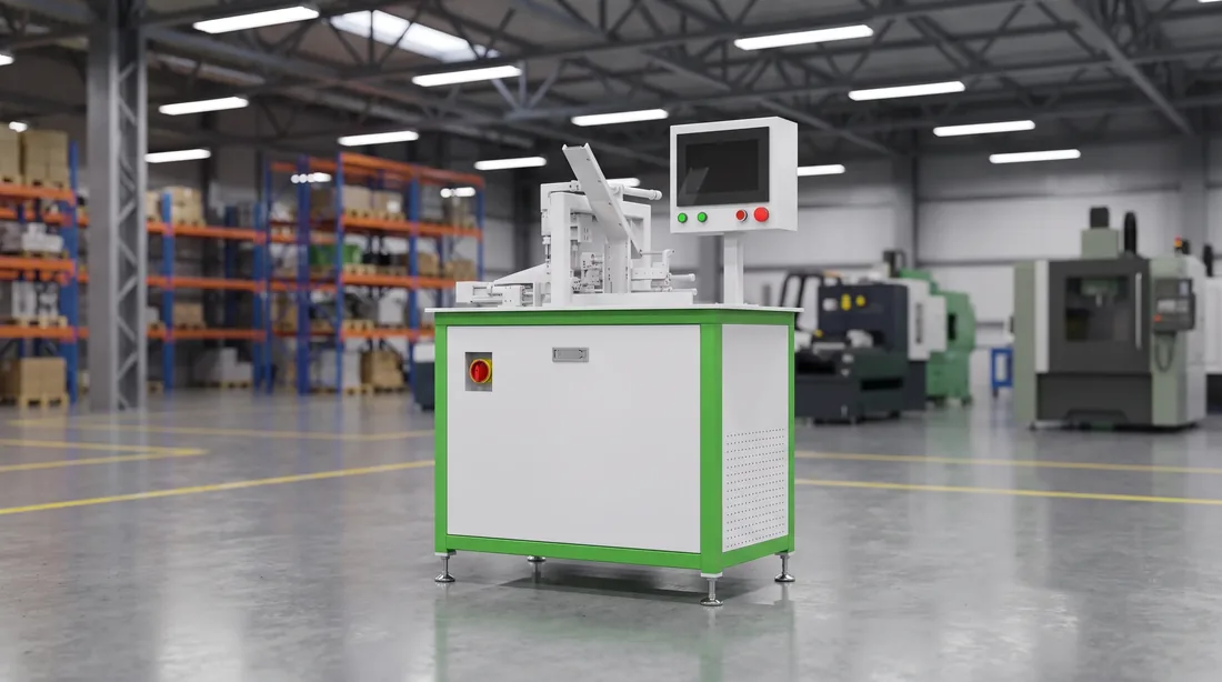 Bench station with control screen and clamping mechanism
